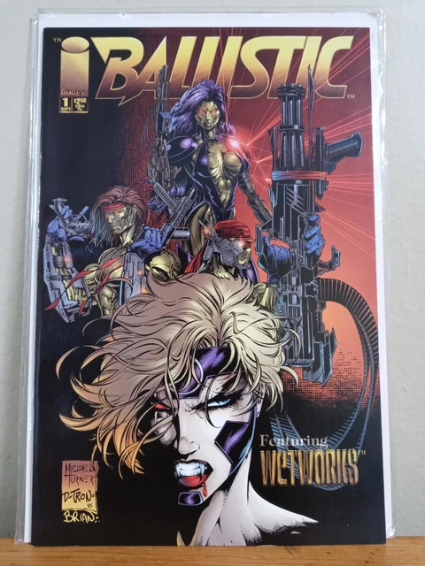 BALLISTIC Volume 1 Issue #1 #2 #3 Comic Book Top Cow Productions 1995 Lot of 3 2
