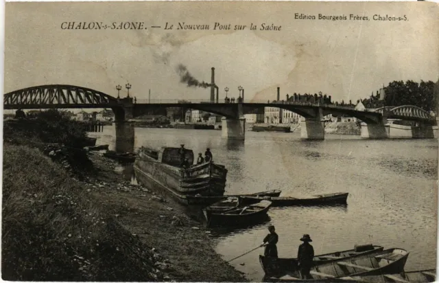 CPA CHALON-sur-SAONE - Le Nouveau Pont sur la SAONE (386812)