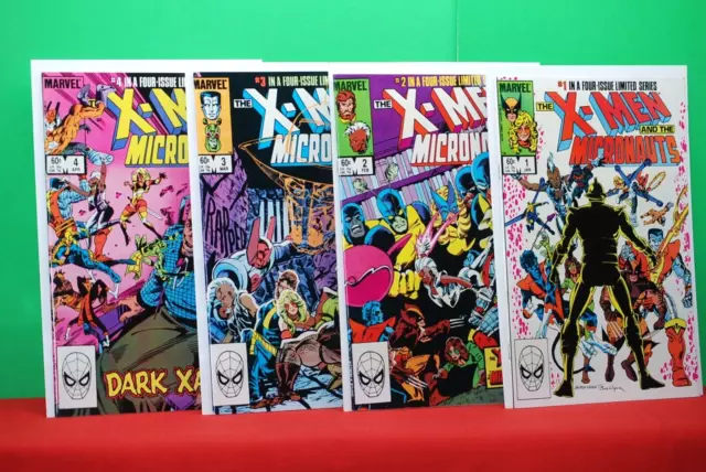 X-Men and the Micronauts  # 1-4   Marvel / 1984 Mini Series / Unread /NEW /NM+