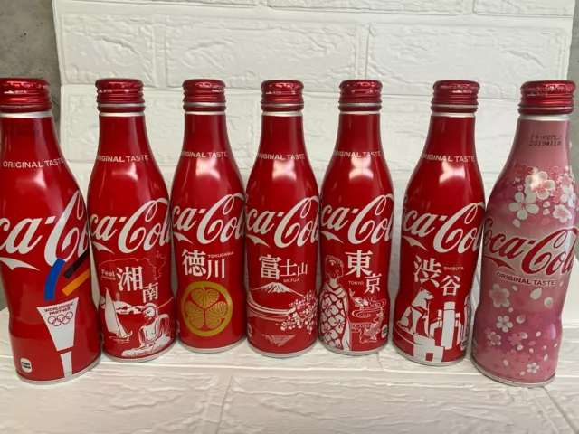 Japanese can Coca-Cola  bottle only, limited to 7 bottles of Tokugawa, Mt. Fuji