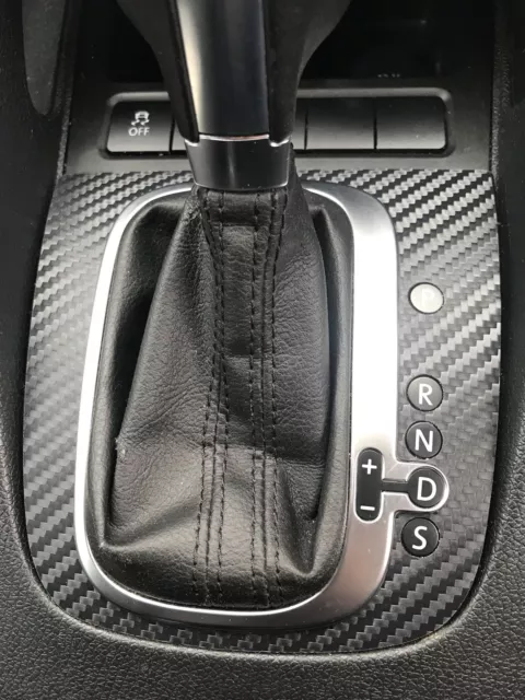Carbon Fiber Gear Shift Knob Gear Head Sticker Cover for Audi A4 B8