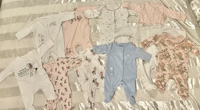Next newborn baby girl clothes bundle