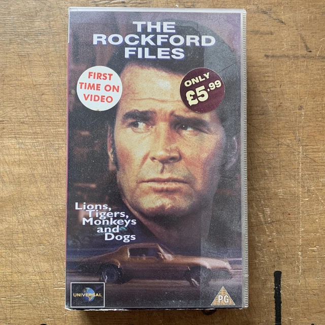 THE ROCKFORD FILES vhs video tapes Cult Classic TV £8.00 PicClick UK