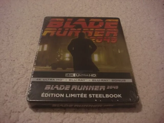 Blu Ray 2D + 4K STEELBOOK "Blade runner 2049" Édition Française