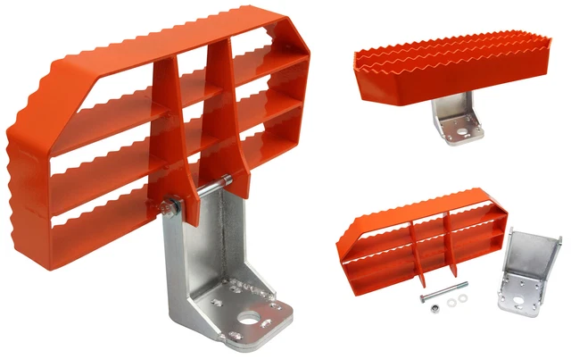 HEAVY DUTY FOLDING Tow Bar Step Universal 4X4 Ute Hitch Step Over Ball ...