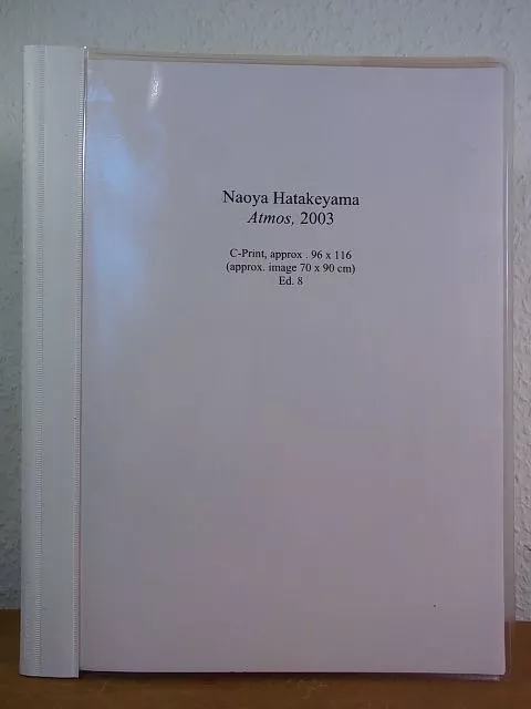 Naoya Hatakeyama. Atmos [Catalogue] Hatakeyama, Naoya - designed by Hayao Izuhar