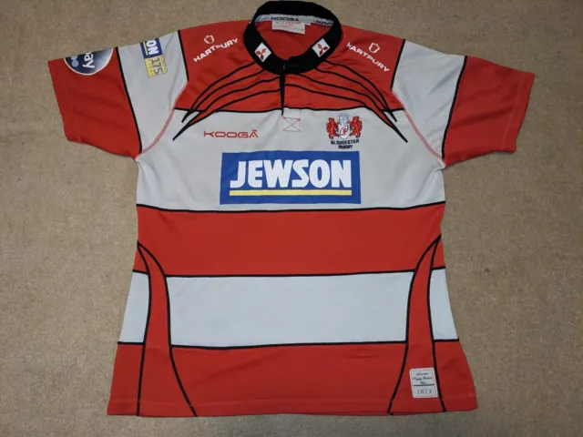 Gloucester 2011-2012 Home Kooga Rugby Shirt Jersey Adult Xl Extra Large Used