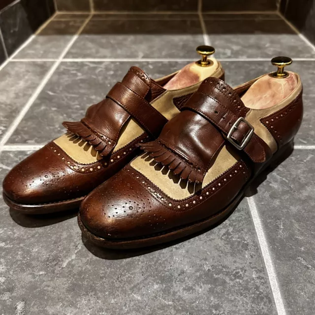 CHURCH'S BROWN SHANGHAI Country Calf & Glace Brown Leather Loafer ...