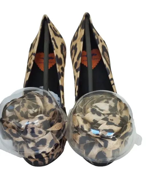 Rocket Dog Leopard Print Platform  heeled shoes size 3  NEW Stunning!