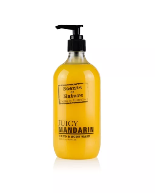 Scents of Nature by Tilley Hand & Body Wash - Juicy Mandarin - Australian Made