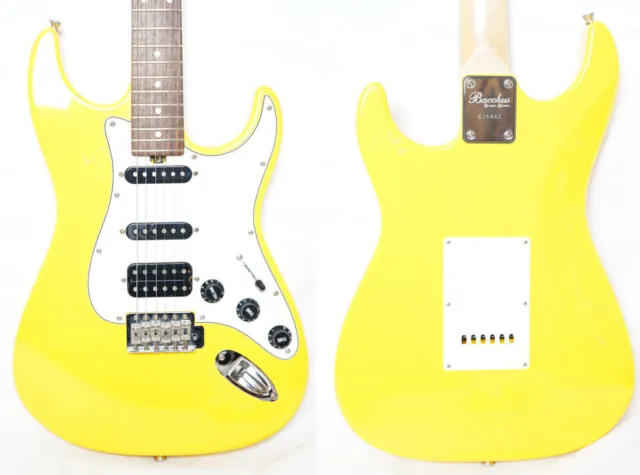 Bacchus GS-001 G-STUDIO Electric Guitar Yellow SSH /Peace of mind for you.