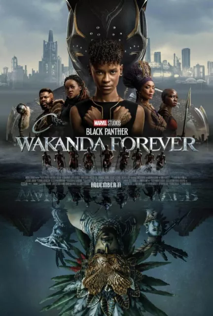 Black Panther Wakanda Forever original DS movie poster - 27x40 D/S US FINAL