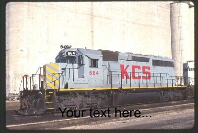 p361 Orig Slide Kansas City Southern 664 at KS, MO 1990