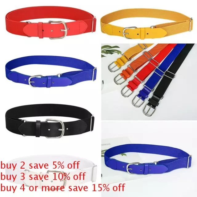 Sports Belt Adjustable Waiststrap Baseball Belt Waistband Elastic WaistBelt