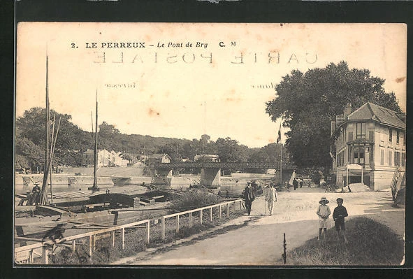 CPA Le Perreux, Le Pont de Bry