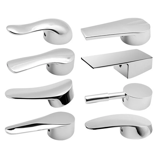 Núcleo de válvula de mango plateado accesorios de mantenimiento perfectos para baño y cocina
