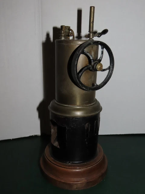 Machine à Vapeur Jouet Ancienne MG En Cuivre - Fonctionnelle - Occasion