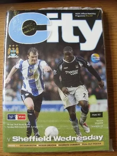 16/01/2007 Manchester City v Sheffield Wednesday [FA Cup Replay] . No obvious fa