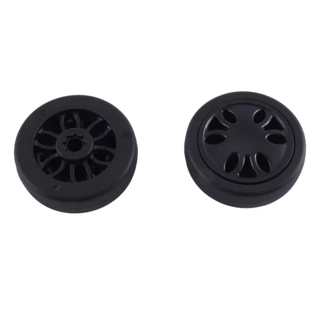 50esistant PU Caster Suitcase Replacement Wheels Luggage Replacement Wheels E5A8 2