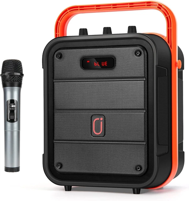 JYX Portable Karaoke Machine With 2 Wireless Mics