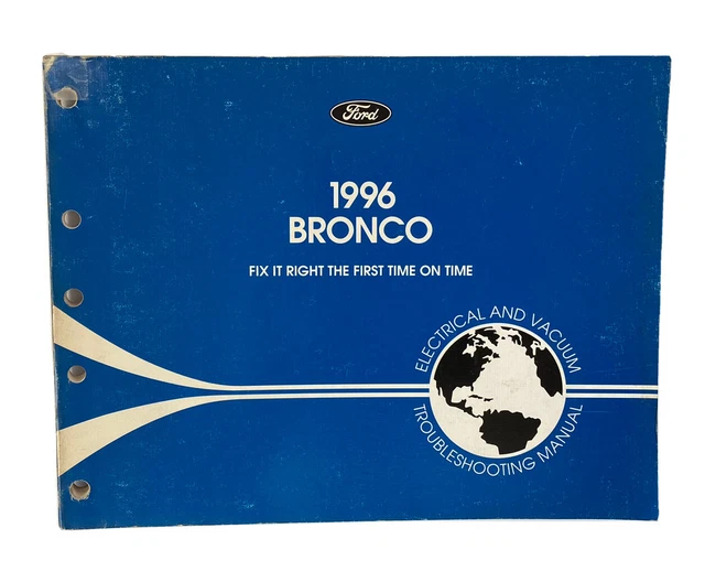 1996 FORD BRONCO Electrical/Vacuum Troubleshooting Manual-Wiring