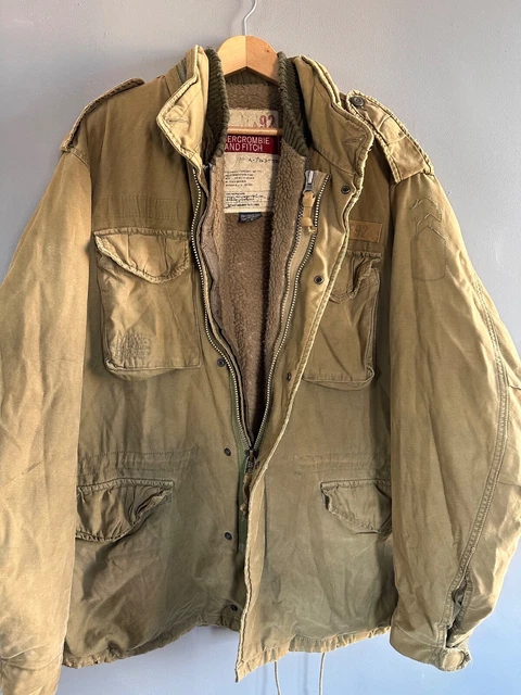 VINTAGE MEN S ABERCROMBIE Fitch military 3 in 1 Field jacket
