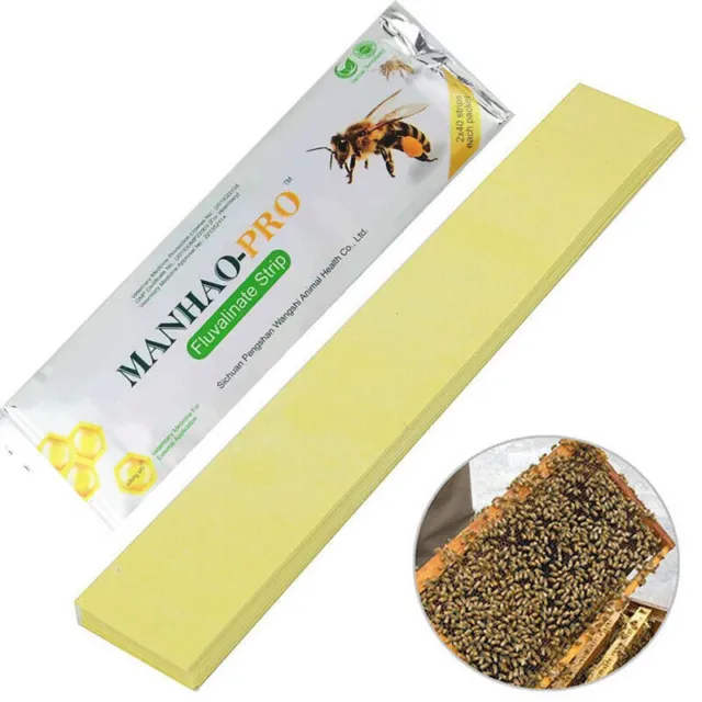 Bee Biene Tötung gegen Mite Schädlingsbekämpfung Flumethrin Varroa 80 Streifen
