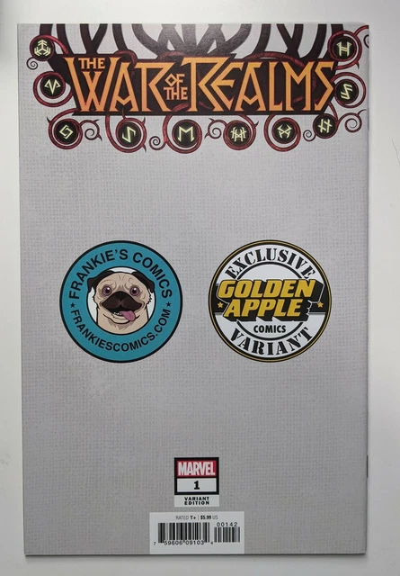 War of the Realms #1 (2019, Marvel) Clayton Crain Trade Dress Variant : NM 2