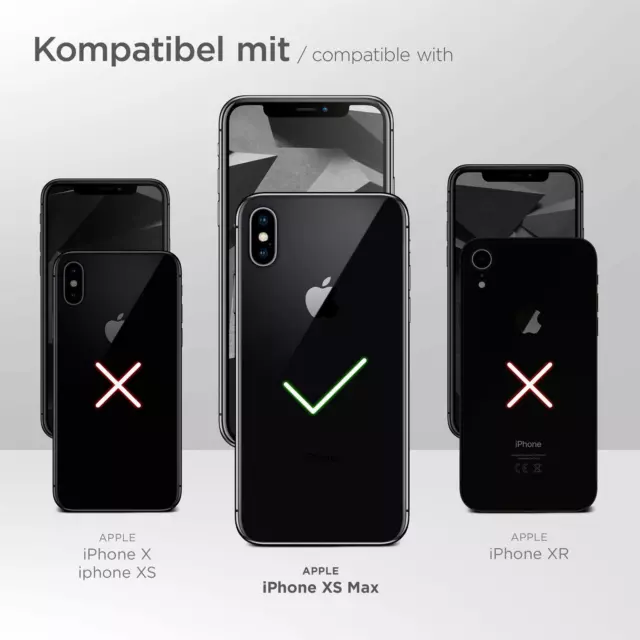 Nachhaltige Handy Hülle für Apple iPhone Xs Max Case Cover Bumper Schutzhülle 2