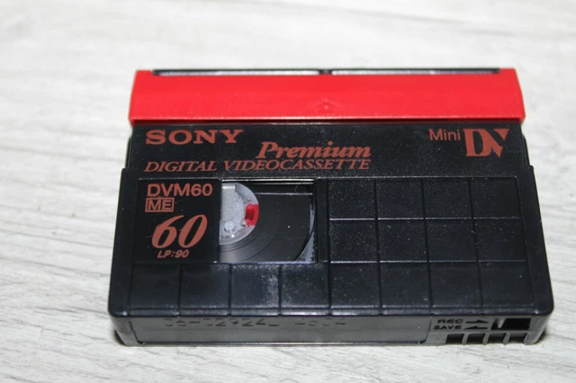 CASETE DE VÍDEO DIGITAL SONY MINI DV tipo: DVM60 STUDIO REPRODUCIDO desde 2005
