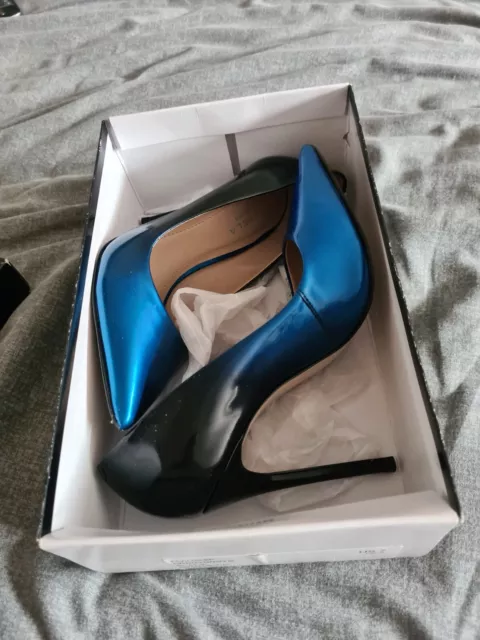 LADIES KURT GEIGER Carvella Shoes Blue Size 5 £5.00 - PicClick UK