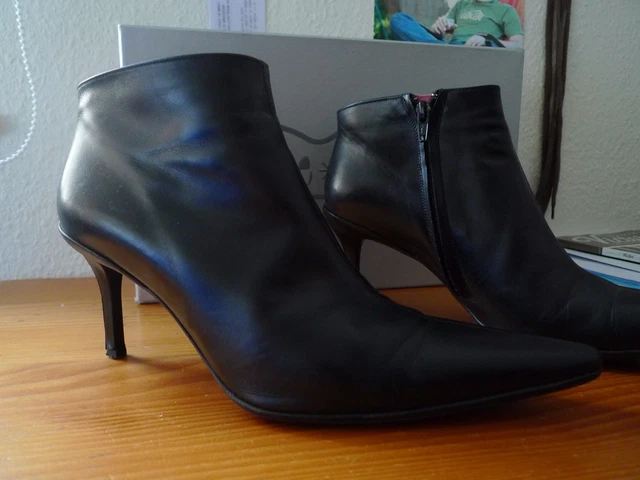 Bottes Free Lance Cuir Noir - Pointure 40 - Modèle Alma 7 Oblique - Occasion