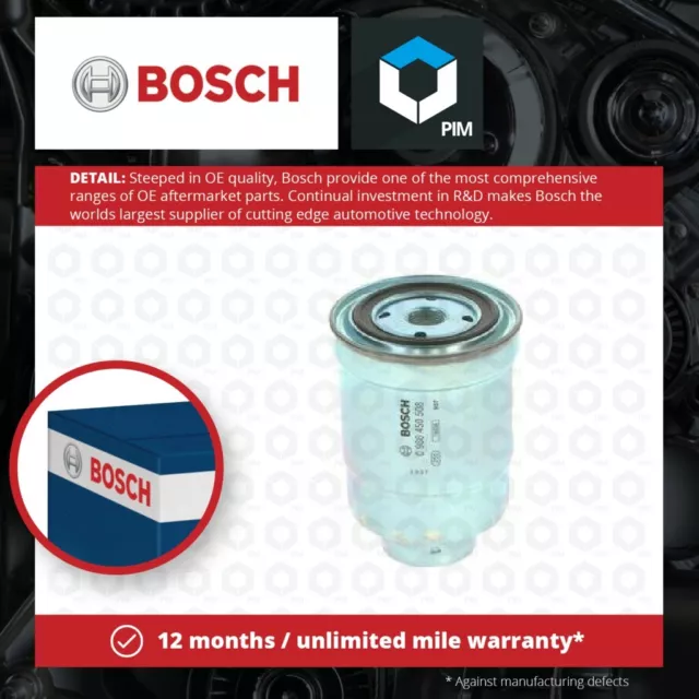 Fuel Filter fits MITSUBISHI PAJERO/SHOGUN Mk2 2.8D 94 to 99 4M40-T Genuine Bosch