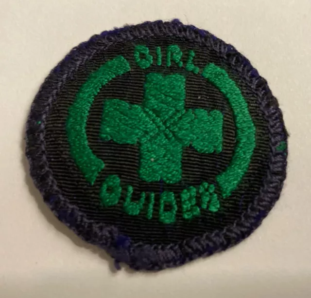 Vintage Girl Guides Embroidered ‘CHILD NURSE’ Interest Badge Dating From 1960s