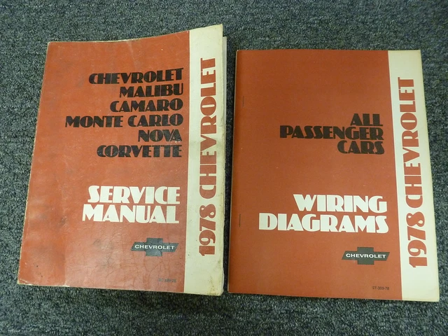 Manual De Reparación Para Chevrolet Camaro, Chevelle, Montecarlo, Nova, Corvette 1972 - Edición Papel