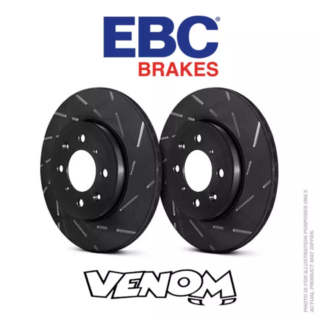 EBC USR Front Brake Discs 258mm for Smart ForFour 1 71bhp 2014- USR1928