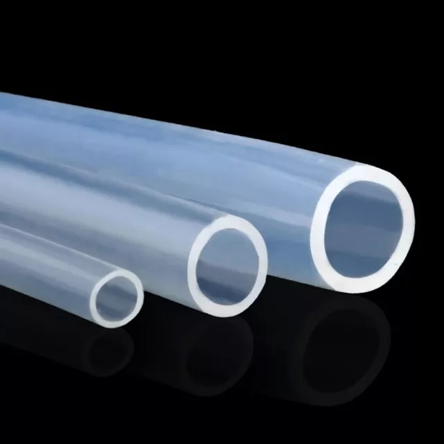 Food Grade Clear Silicone Tube Beer Milk Hose Pipe Soft Rubber ID 0.5mm - 60mm 3