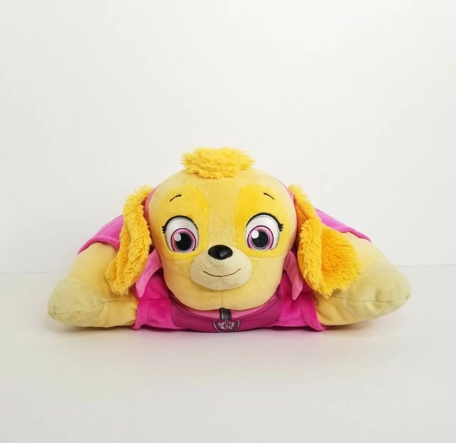 NICKELODEON PAW PATROL Skye Pillow Pets Puppy Dog Plush Pink Stuffed
