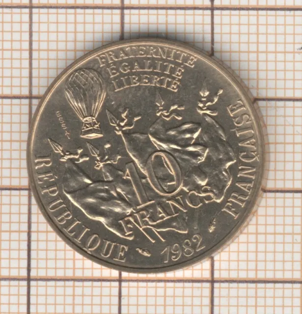 ESSAI 1982 de la 10 francs Gambetta