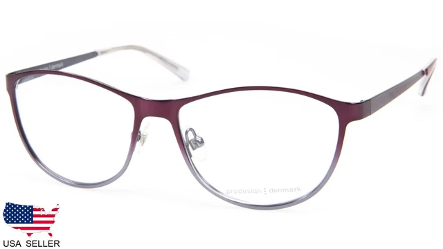 Prodesign Denmark Eyeglasses Zenith 7321 c 4521 *READ* Frames Only 51-17-135 Prodesign Denmark Eyeglasses Zenith 7316 c.4521 Brown Half  main image 4