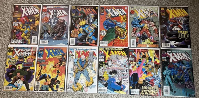 Marvel Comics The Uncanny X-men Mixed Lot 12 Books 1990s