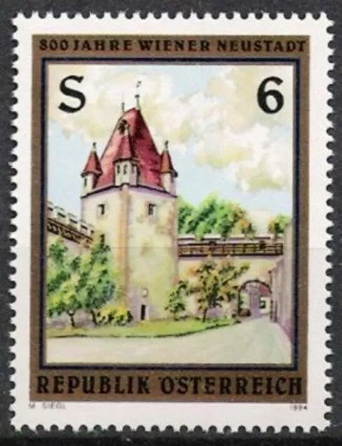 Österreich Nr.2121 ** Wiener Neustadt 1994, postfrisch