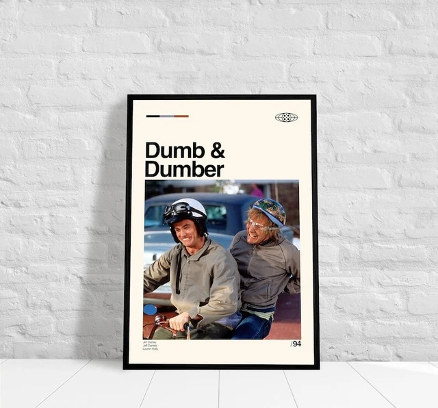Dumb And Dumber Movie Poster Home Decor Living Room Poster Gift Art Print