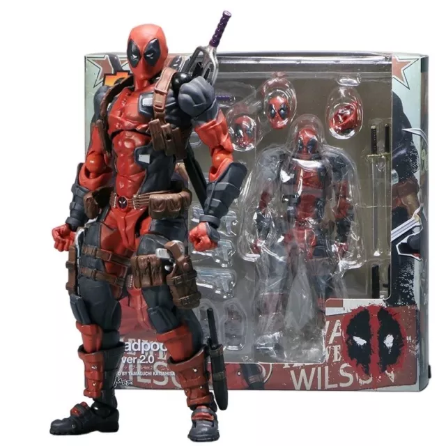 Figurine Deadpool Articulee Marvel PVC 15 cm Pieces Interchangeables Collection