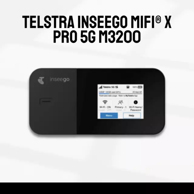 Telstra Inseego MiFi® X PRO 5G M3200 Mobile Broadband Hotspot Modem - Unlocked