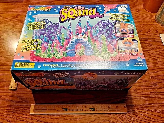 Roseart SQAND craft toy kit, underwater sculpting fun!, #1000, RARE, 1990s toy