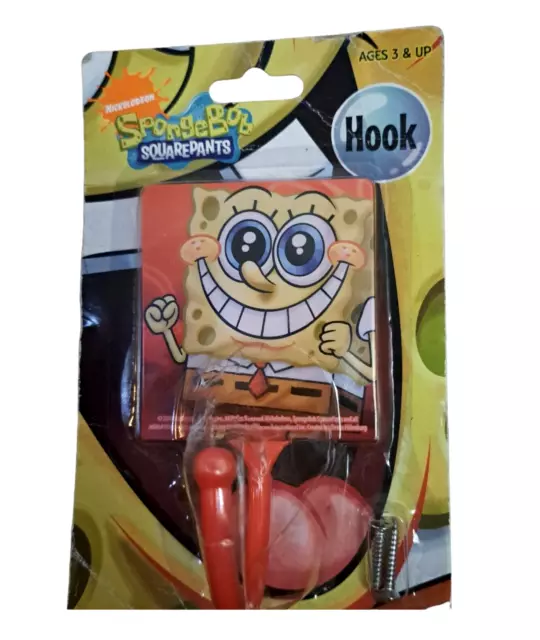 Spongebob Squarepants Wall Hook NEW Rand Nickelodeon Spongebob 2009 Coat Hanger