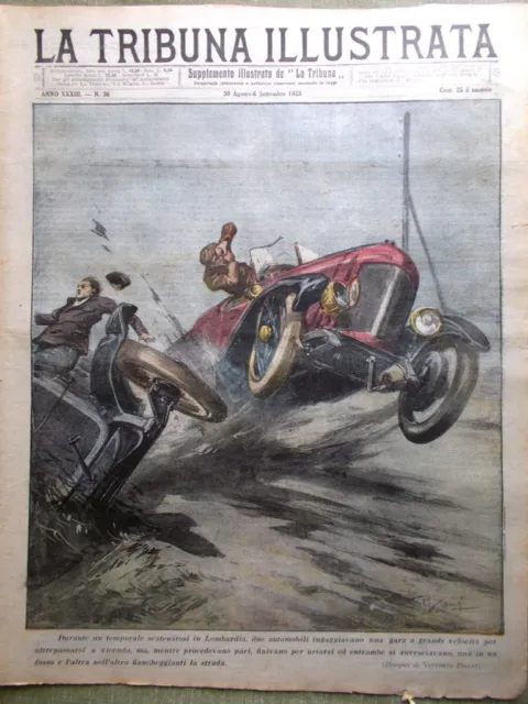 La Tribuna Illustrata 6 Settembre 1925 Castello Malahide Fantasmi Cuore Londra