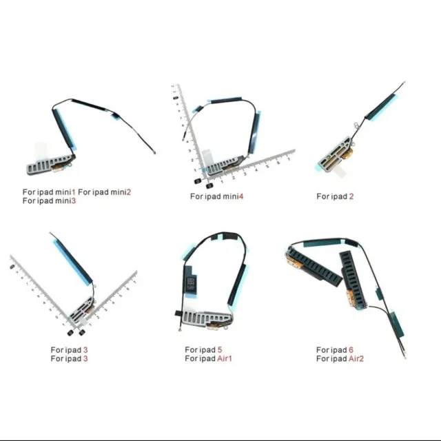 iPad 2 3 4 5 6 Air 1 WiFi Bluetooth Antenna Flex Cable Replacement Wire