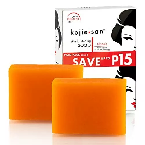 Kojie San Skin Lightening Kojic Acid Soap 65g Éclaircit et atténue les taches